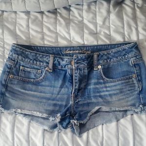 American eagle women size 8 denim shorts